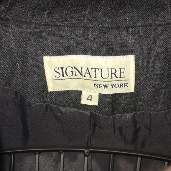 Men’s inspired suit mini dress pinstripe business - Picture 4 of 4